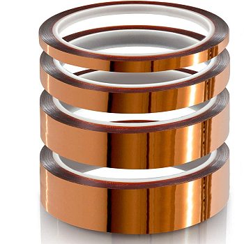 Polyimide Heat-resistant Cloth Tape, for Baking Varnish Leather Processing, Painting, Fixing in The Process of Electronic Parts, Chocolate, 2cm