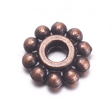 Red Copper Gear Alloy Spacer Beads
