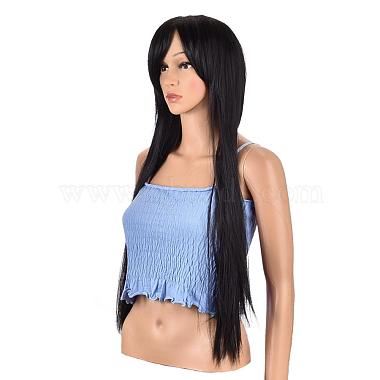 31.5 inch(80cm) Long Straight Cosplay Party Wigs(OHAR-G008-08B)-4