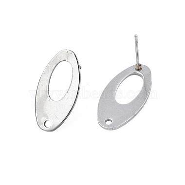 boucles d'oreilles à tige en acier inoxydable anti-ternissement 201(STAS-N095-115)-2