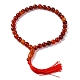 Natural Carnelian Bracelet Beads Stretch Bracelets(BJEW-I319-01K)-1