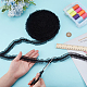 Polyester Elastic Pleated Lace Ribbon(OCOR-WH0036-70A)-3