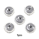 5 St&uuml;ck lustige bemalte Glasperlen(LAMP-YW0004-05A)-1