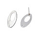 boucles d'oreilles à tige en acier inoxydable anti-ternissement 201(STAS-N095-115)-2