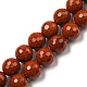 Natural Red Jasper Beads Strands(G-E571-43B)-1
