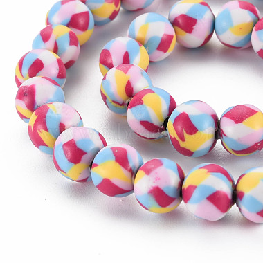 Handmade Polymer Clay Beads Strands(CLAY-N008-054-06)-3