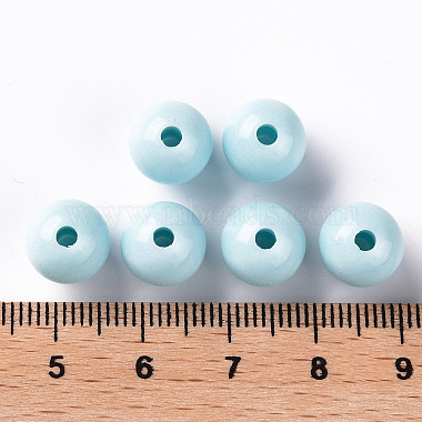 Opaque Acrylic Beads(X-MACR-S370-C10mm-A07)-4