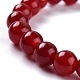 Dyed Natural Jade Beads Stretch Bracelets(BJEW-J183-B-01)-2