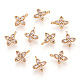 Brass Cubic Zirconia Pendants(KK-S336-08G)-3