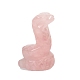 figurines de serpent sculptées en quartz rose naturel(PW-WGA1AFF-02)-1