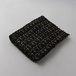 Linen Flower Wrapping Cloth, Flower Bouquet Wrapping Paper Decoration, Black, 1500x500x1mm(AJEW-WH0502-25A)