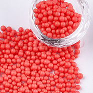 Small Craft Foam Balls, Round, for DIY Wedding Holiday Crafts Making, Red, 2.5~3.5mm(KY-T007-08G)