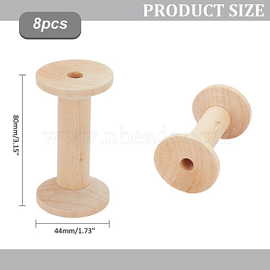 Wood Bobbins(WOOD-WH0124-72)-2