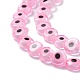 Chapelets de perles rondes de chalumeau manuelles de mauvais œil(X-LAMP-L058-6mm-15)-3