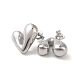 Non-Tarnish Heart 304 Stainless Steel Stud Earrings for Women(EJEW-L272-033P-04)-2