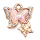 Alloy Rhinestone Pendants(PALLOY-N176-54KCG)-1