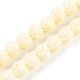 Synthetic Coral Carved Beads Strands(CORA-C003-01)-2