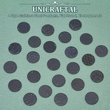 Unicraftale 24шт 4 стильные подвески из нержавеющей стали(STAS-UN0037-17)-4