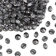 Preciosa&reg MAXIMA Crystal Round Stones, Czech Crystal, Aluminium Layer, Round(431 11 615 Chaton), 00030 260 NightFall, SS18(4.2~4.4mm)(Y-PRC-RBSS18-00030-260)