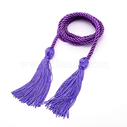 Polyester Tassel Big Pendant Decorations, for Graduation Ceremony, Indigo, 1700x7mm(FIND-TAC0001-22B)