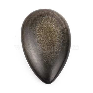 Natural Golden Sheen Obsidian Beads(G-B002-03)-2
