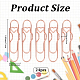24Pcs Iron Paper Clips(OFST-CP0001-15)-2