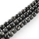Chapelets de perles rondes en labradorite naturelle(X-G-R342-8mm-09)-1