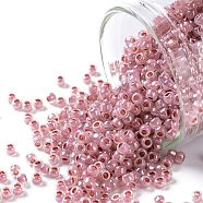 TOHO Round Seed Beads, Japanese Seed Beads, (907) Ceylon Petunia, 11/0, 2.2mm, Hole: 0.8mm, about 1110pcs/10g(X-SEED-TR11-0907)