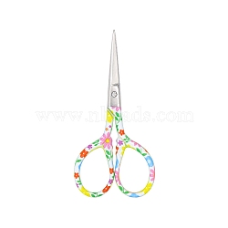 Stainless Steel Scissors, Sewing Scissors, Colorful, 92x45mm(PW-WGC6FC1-05)