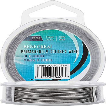 Tiger Tail Wire, Stainless Steel Wire, Stainless Steel Color, 0.3mm, about 328.08 Feet(100m)/roll