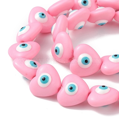 Evil Eye Resin Beads Strands(RESI-F040-01B)-3