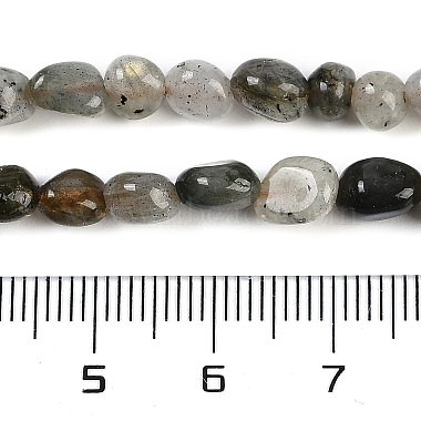 Natural Labradorite Beads Strands(G-P497-01B-03)-5