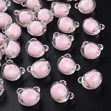 Pink Bear Acrylic Beads