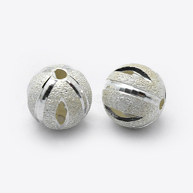 925 стерлингов серебряные шарики Spacer(STER-L043-11A-S)-2