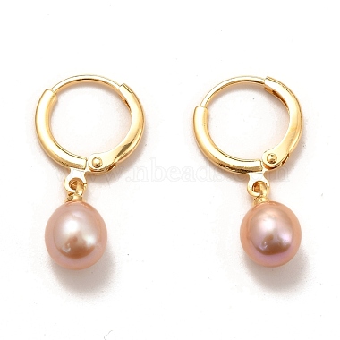 Brass Hoop Earrings(EJEW-D275-02G-02)-2