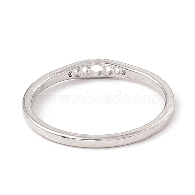 304 Stainless Steel Moon Phase Finger Ring for Women(RJEW-A006-06P)-2