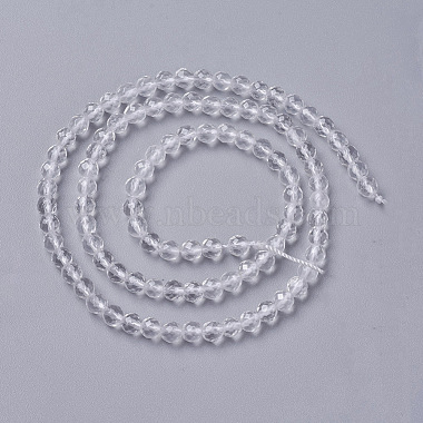 Natural Quartz Crystal Beads Strands(G-F596-44-2mm)-2
