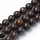 Natural Bronzite Beads Strands(G-S272-01-6mm)-1