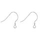 925 Sterling Silver Earring Hooks(X-STER-K167-049A-S)-1