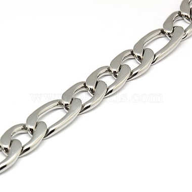 Colliers de chaîne figaro à la mode en 304 acier inoxydable pour hommes(STAS-A028-N019P)-2
