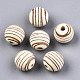 Painted Natural Wood Beads(X-WOOD-T021-54B-12)-1