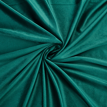 Velvet Cloth Sofa Fabric, Flat, Dark Green, 145cm