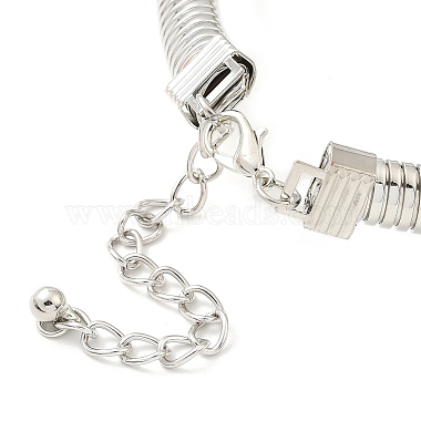 colliers ras du cou en chaînes de serpent en fer(NJEW-P289-03B-P)-4