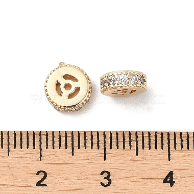 Rack Plating Brass Cubic Zirconia Beads(KK-K273-13KCG)-3