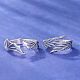 2Pcs Wing Alloy Cuff Rings(FS-WGBC213-03)-1