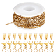 Sunnyclue bricolage chaîne bracelet collier faisant des kits(DIY-SC0020-21G)-1