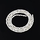 Brins de perles de coquillage blanc naturel(X-SSHEL-N003-144A-01)-2