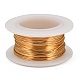 Round Copper Jewelry Wire(X-CWIR-I002-0.3mm-G-NR)-1