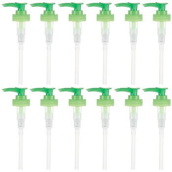 28/400 Plastic Pump Bottles Head, with Pipe, Lime Green, 14.5x4.9x3.05cm
