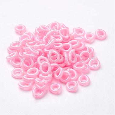 Pearl Pink Ring Polyester Beads